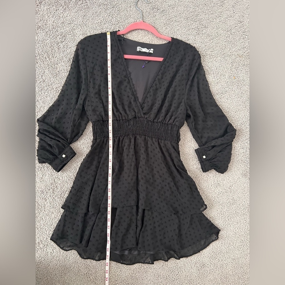 Zara Short Little Black Dress - Picture 8 of 9